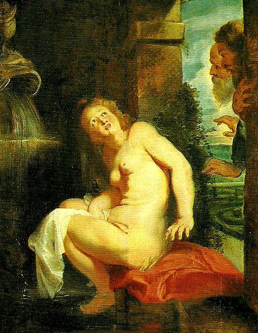 Peter Paul Rubens susanna och gubbarna Spain oil painting art